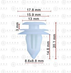 Клипса для Toyota/Lexus арт. 9046709203