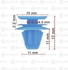 Клипса для Toyota/Lexus арт. 6221712050