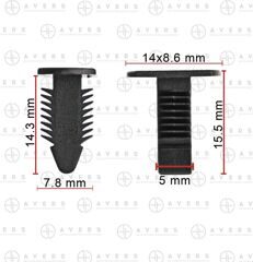 Клипса для BMW арт. 51711496621