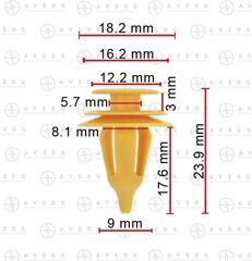 Клипса для Toyota/Lexus арт. 6777130090