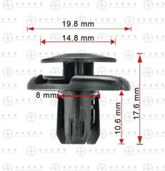 Крепеж для Mazda арт. KD5351833