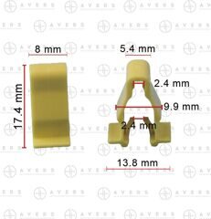 Клипса для Nissan/Infinity арт. 01553JD02A