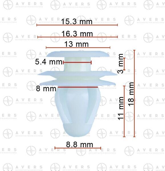 Клипса для Toyota/Lexus арт. 6777130070