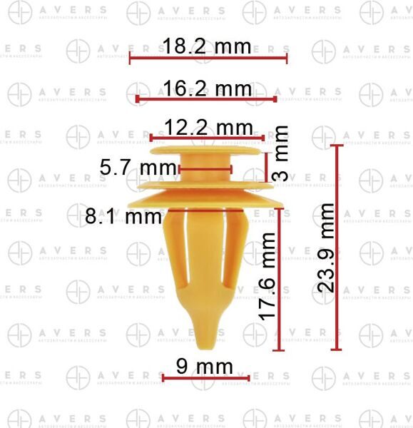 Клипса для Toyota/Lexus арт. 6777128030