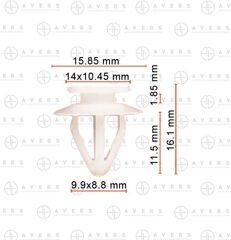 Клипса для Nissan/Infinity арт. 768821KA0A