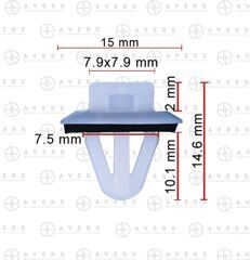 Клипса для Toyota/Lexus арт. 6295512010