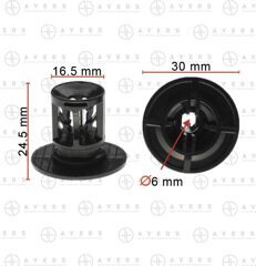 Крепеж для Toyota/Lexus арт. 9046717027C0