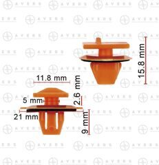 Крепеж для Toyota/Lexus арт. 7693226010