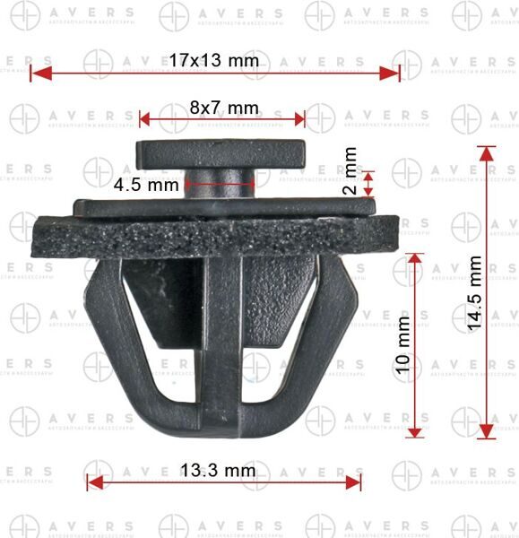 Клипса для Hyundai/KIA арт. 87756-38000