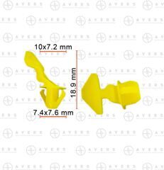 Крепеж для Honda арт. 72311SAA003