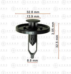 Клипса для Toyota/Lexus арт. 521610K050