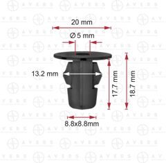 Фиксатор для Toyota/Lexus арт. 9018906065