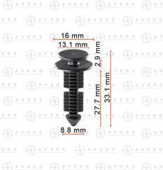 Крепеж для Ford арт. 387182S