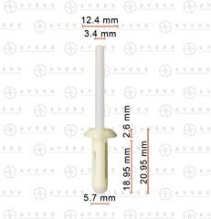 Заклепка для BMW арт. 07147378241