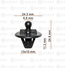 Клипса для Ford арт. 2S61A466K45ADYYHZ