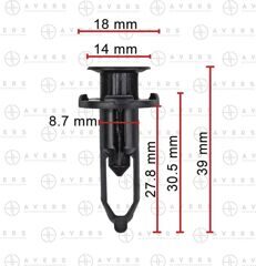 Клипса для Toyota/Lexus арт. 5216144010B0