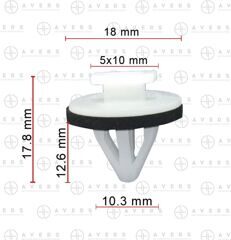 Клипса для Toyota/Lexus арт. 753950T010