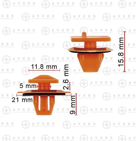 Крепеж для Toyota/Lexus арт. 7693226010