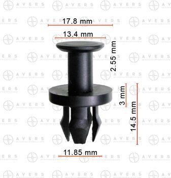 Клипса для Volkswagen/Skoda/Audi арт. N91182901