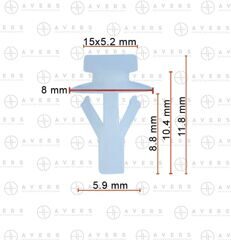 Крепеж для Toyota/Lexus арт. 6786750050