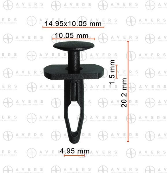 Фиксатор для Volkswagen/Skoda/Audi арт. 1K0807300