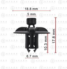 Фиксатор для Toyota/Lexus арт. 5325948010