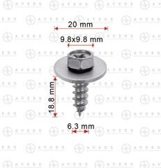 Саморез для Toyota/Lexus арт. 9015960383