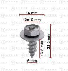 Саморез для Toyota/Lexus арт. 9015960431