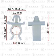 Клипса для Nissan/Infinity арт. 2422089986